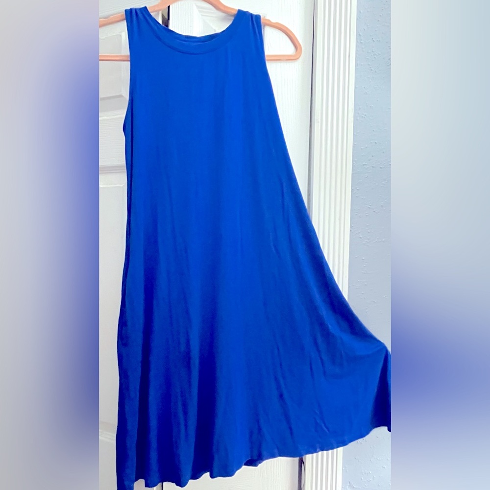 Royal Blue Sleeveless Dress